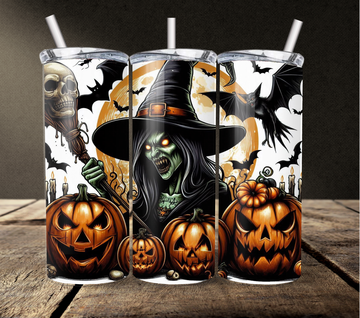 Halloween GruselHexe Tumpler