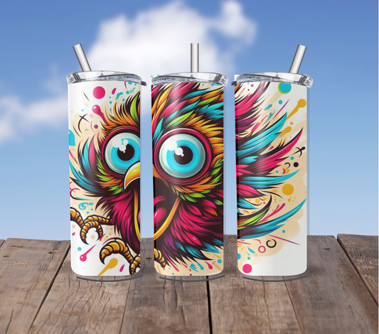 ,,der verrückte Vogel" Tumbler