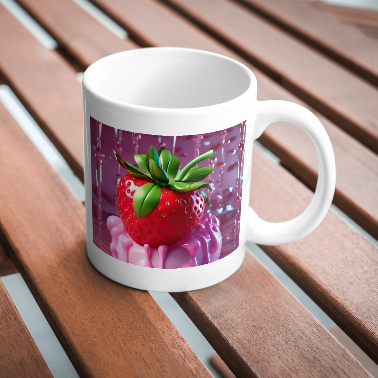 Erdbeer-Tasse