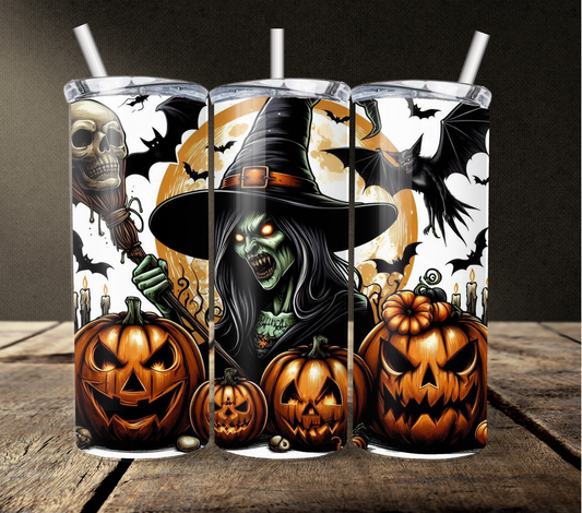 Halloween GruselHexe Tumpler