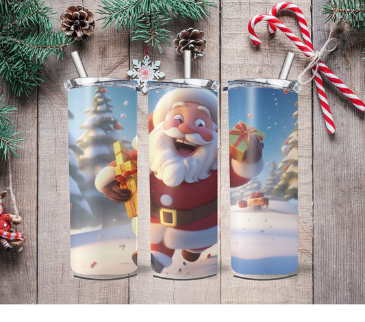 ,,Der fröhliche Weihnachtsmann" Becher